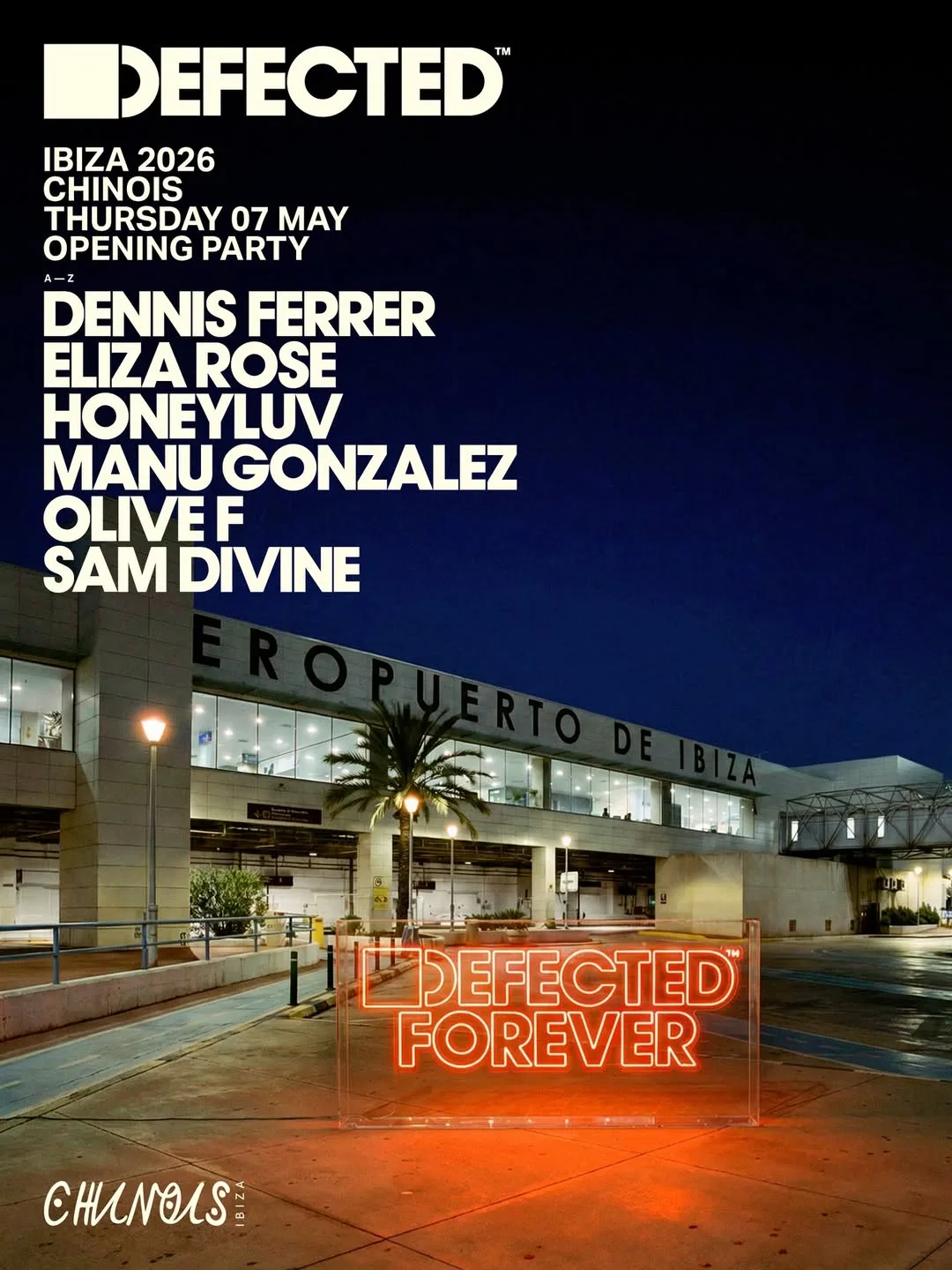 Defected Opening · Chinois · May 7, 2026 | Ibiza 1 Radio